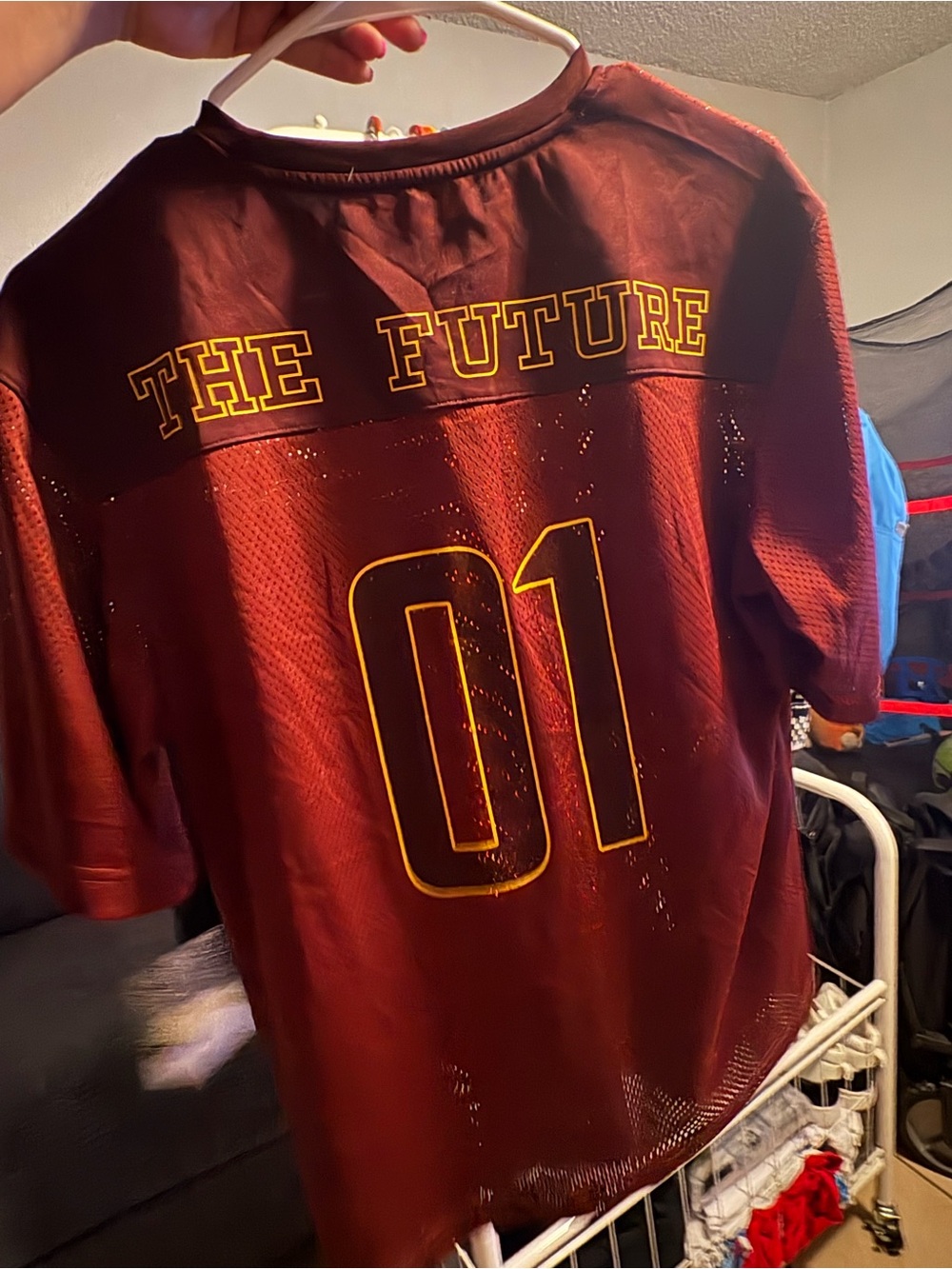 Black Halo Maroon "The Future" 01 Jersey with Yellow Trim